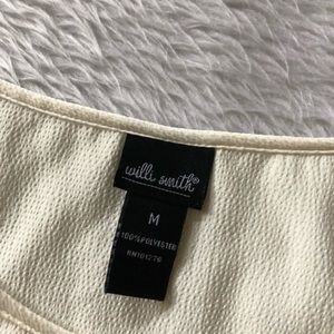 Willi Smith Tops - Willi Smith White Layered Blouse Willi Smith Tops - Willi Smith White Layered Blouse